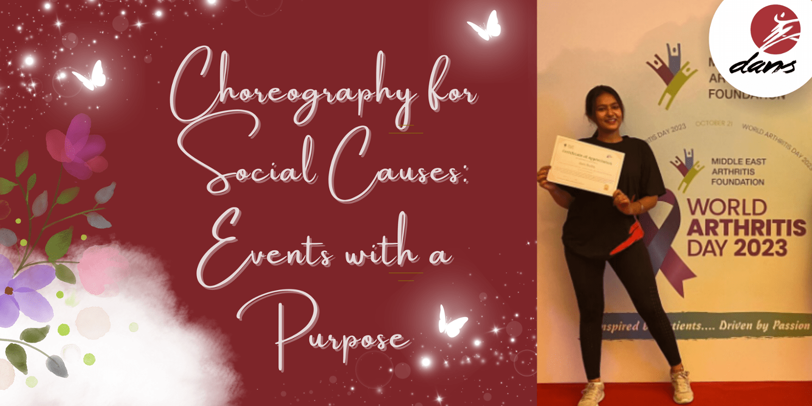 Choreography for Social Causes: Events with a Purpose